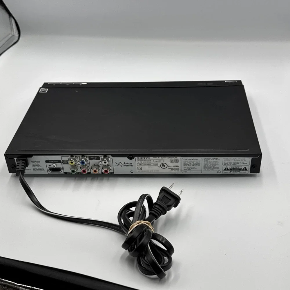 Sony DVP-SR500H CD/DVD Player Tested Works